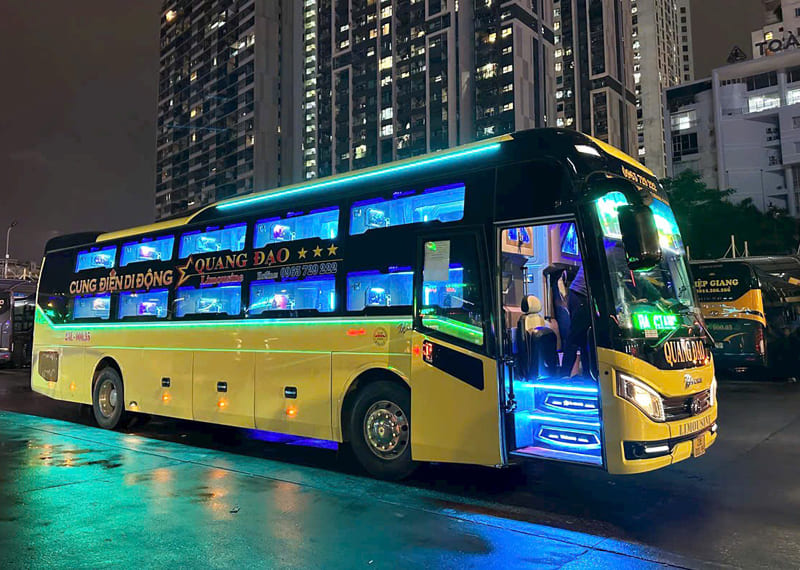 Nhà xe Quang Đạo: Bắc Giang - Bắc Ninh - Hà Nội - Hà Giang