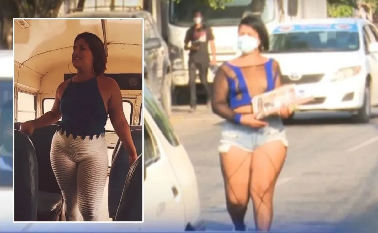 Vendedora de periódicos se vuelve viral en TikTok por ser demasiado sexy