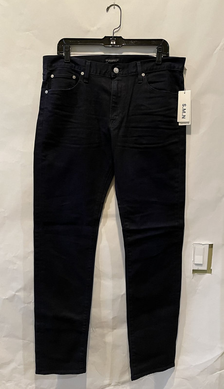 S.M.N NAVY HUNTER STANDARD SLIM JEANS MENS 32 M103-PRI