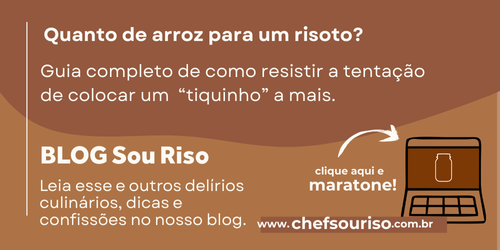 Quanto vai de arroz arboreo por pessoa para fazer um risoto