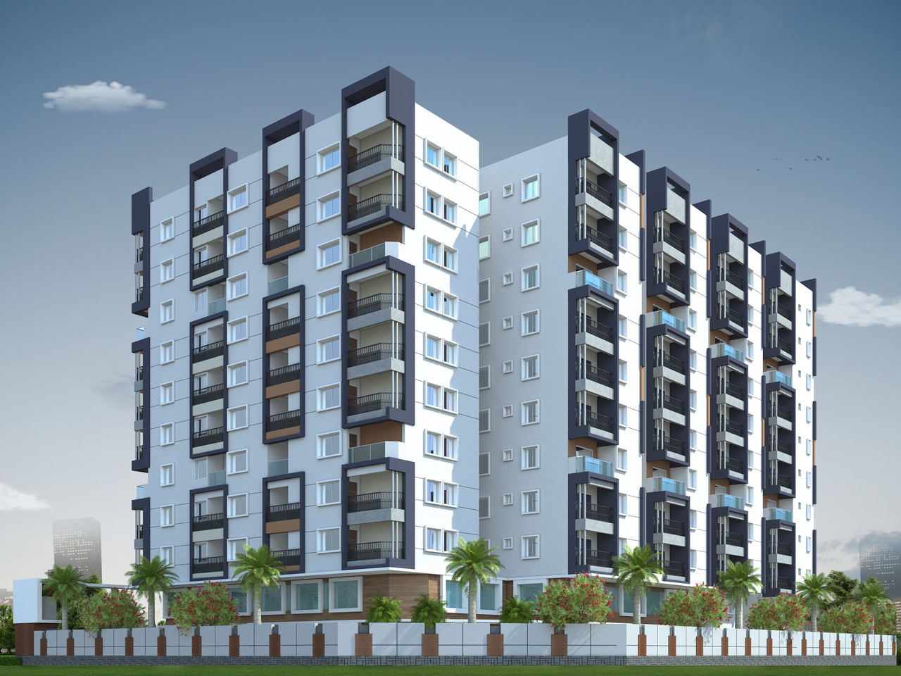RV Vivekananda Heights Aerial View