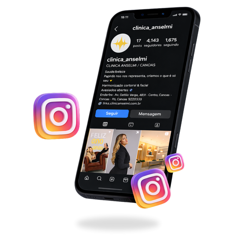 Siga nas redes sociais