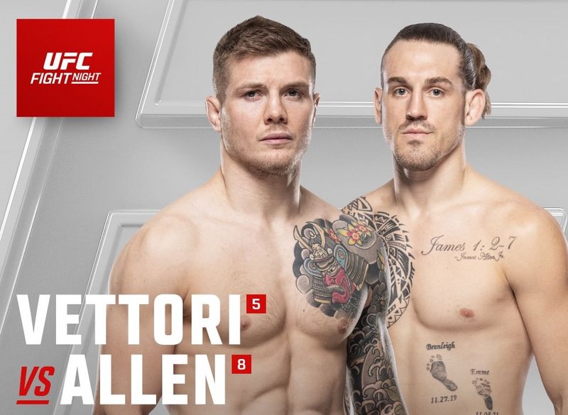 Марвин Ветори срещу Брендън Алън на UFC Fight Night 240