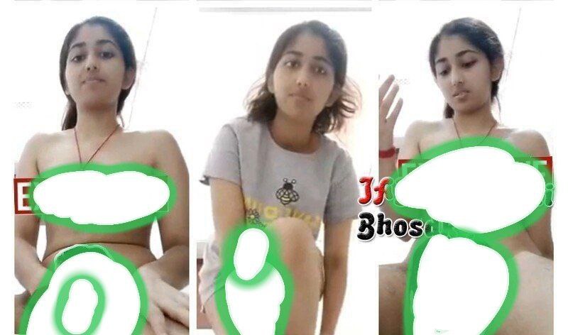 Hot college girl showing her boob and pussy leaked video