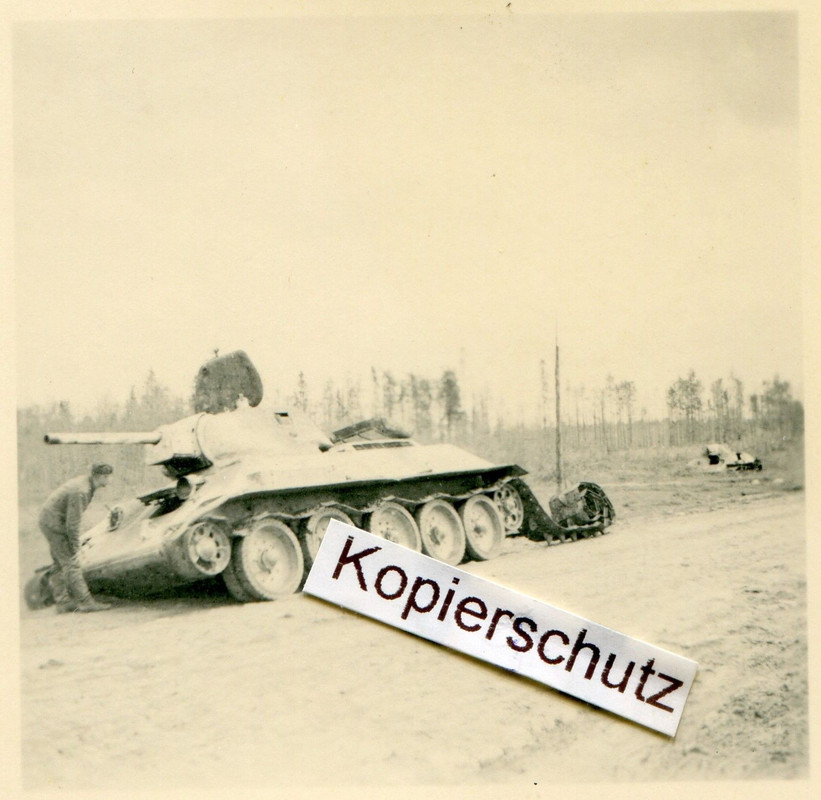 zerstörter russischer Panzer