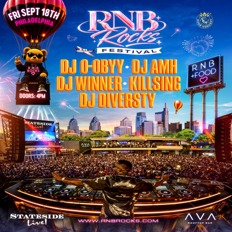 RNB ROCKS Philadelphia flyer