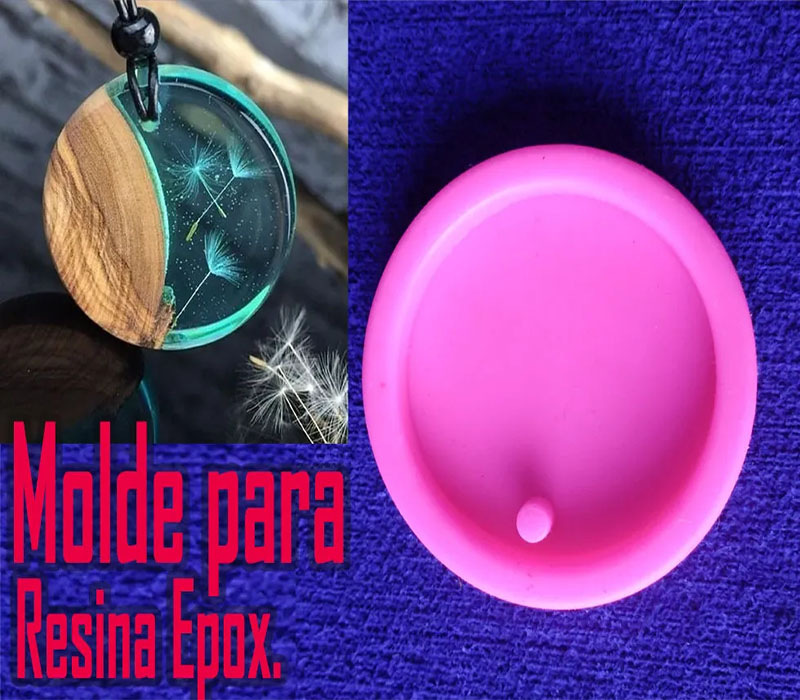 Molde silicona forma Circular círculo para resina epoxica shakers