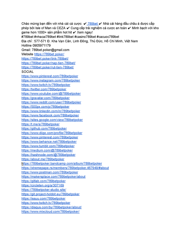 789BET ⭐ CỔNG GAME CÁ CƯỢC CHÍNH THỨC NHÀ CÁI 789BET