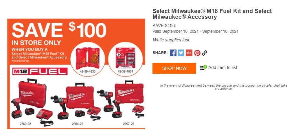 FF sale