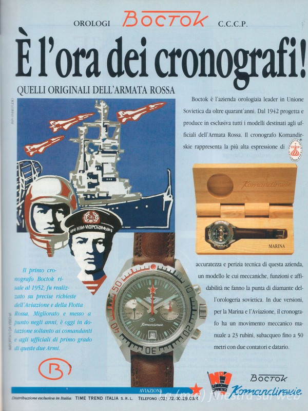 La montre russe du jour - tome 3 - Page 11 Pub-vostok-3133