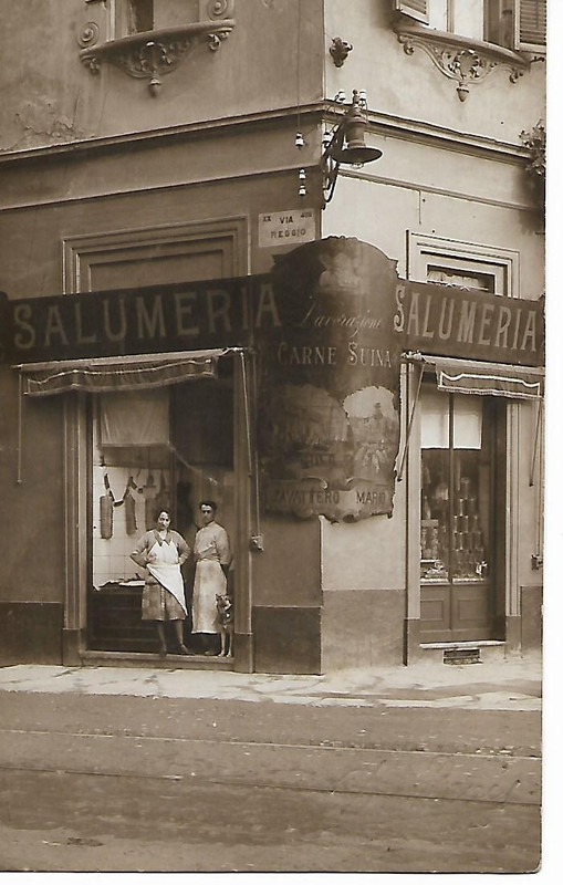 TORINO VIA REGGIO (angolo via Reggio) - SALUMERIA ZAVATTERO MARI
