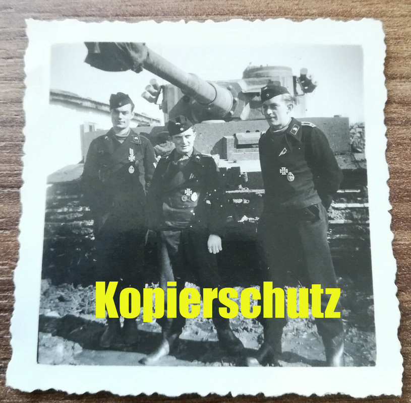 Orig. Foto Tiger I schwere Panzerabteilung 503 Schneider Wunderlich Müller 1943