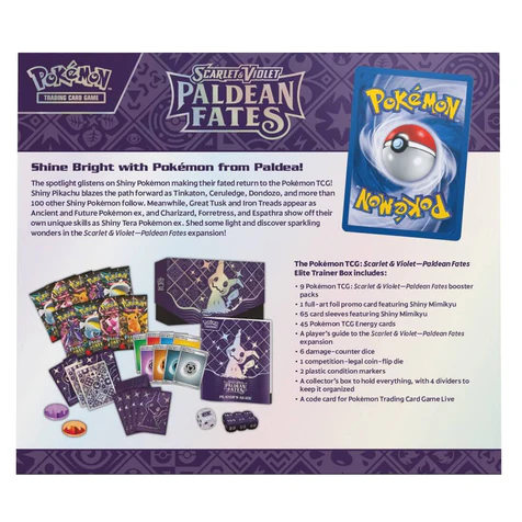 Pokemon TCG - Paldean Fates Elite Trainer Box image 2