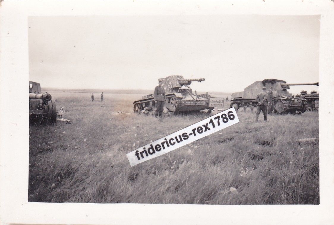 Foto elite Panzerjäger Tank Beute Umbau 7,5cm Pak 97-38 auf Beut