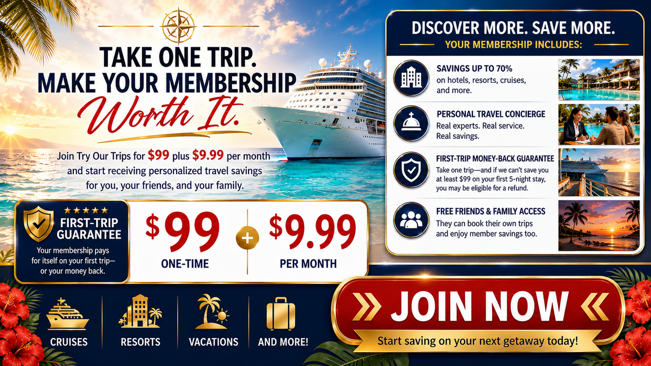 Try Our Trips Vacation Club Membership