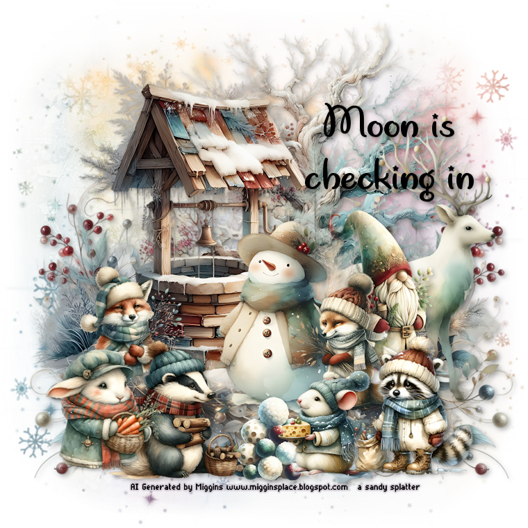 Moon 8th Day Of Christmas