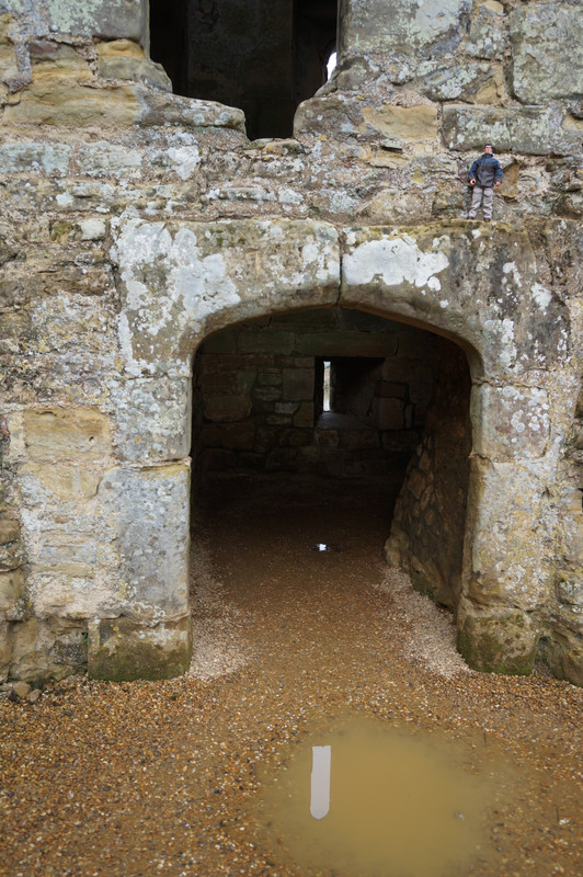 Action Man at Bodiam Castle 2016. DSC01338