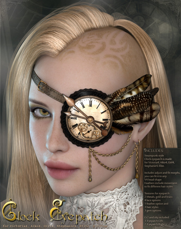 Clock Eyepatch V4/A4/G4 Clock Eyepatch V4/A4/G4
