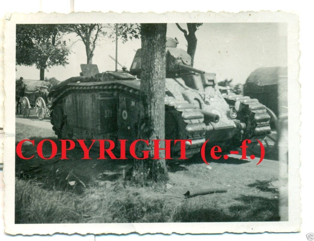 FOTO - PANZER - Französischer CHAR 1bis
