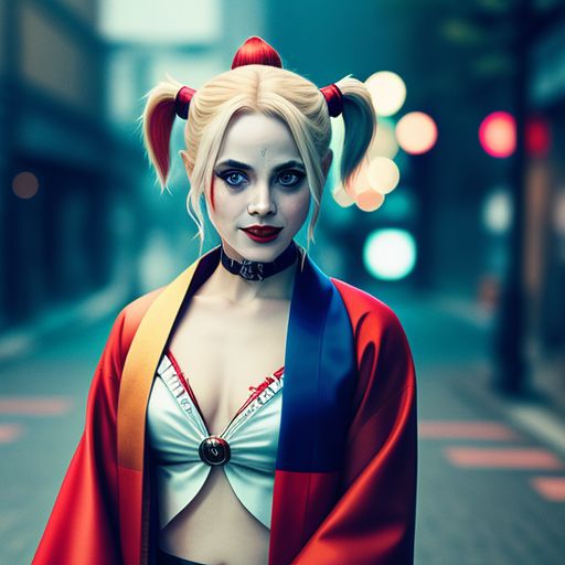 Harley-Quinn-wearing-a-kimono-45