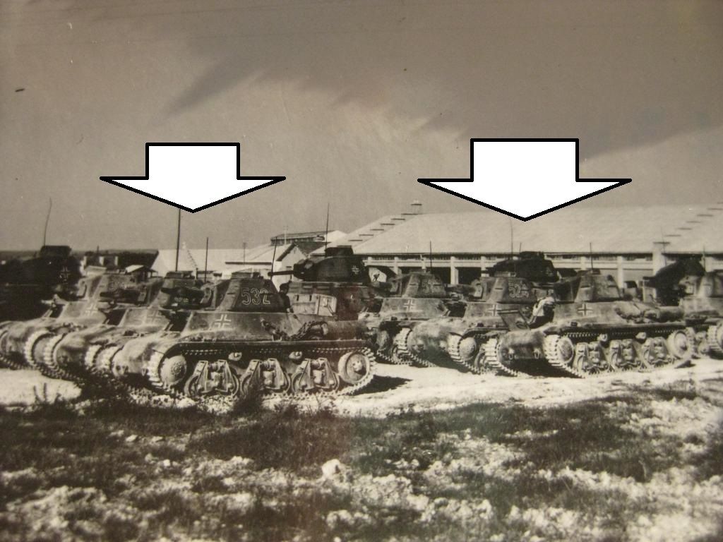 Foto Panzertruppe Panzer  französische BEUTEPANZ
