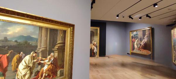 Exposiciones dos días antes del robo en el Louvre. - París: Exposición Jacques-Louis David, Sargent, Greuze y Georges de la Tour (62)