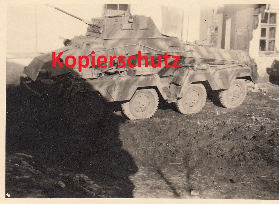 Orig. Foto Sdkfz. Panzer-Spähwagen Achtrad - Tar