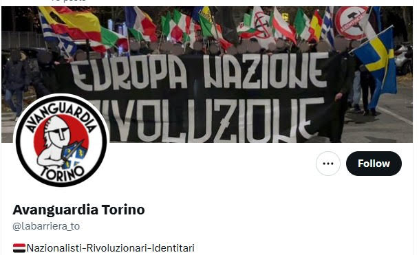 CasaPound Italia al fianco dei militanti di Avanguardia Torino CasaPound Italia al fianco dei militanti di Avanguardia Torino