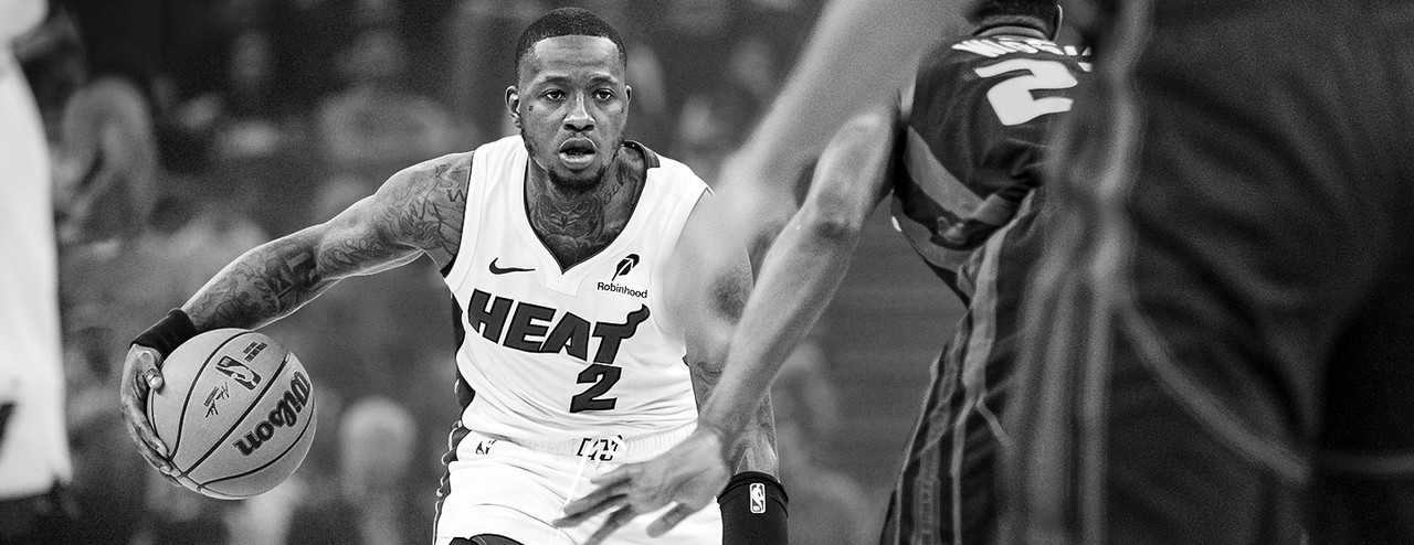 Terry Rozier jogando pelo Heat.