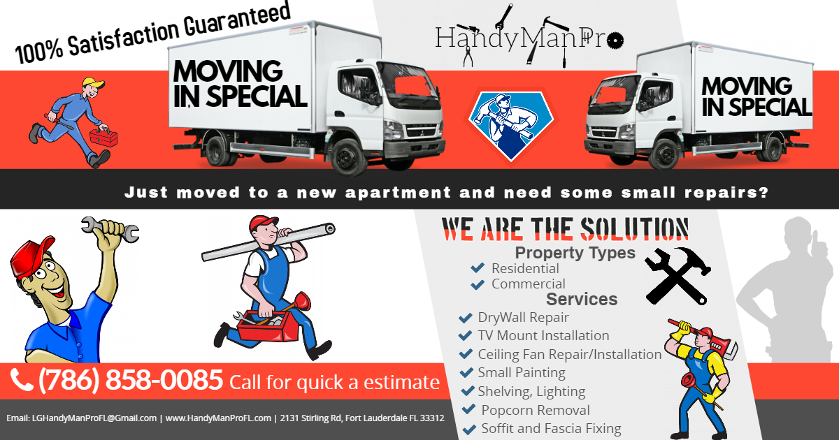 Handyman Pro Fl Handyman Services Miami Florida