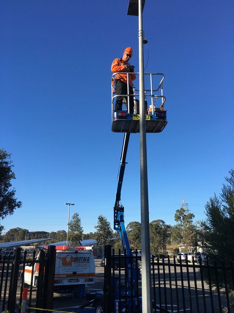 security camera installation