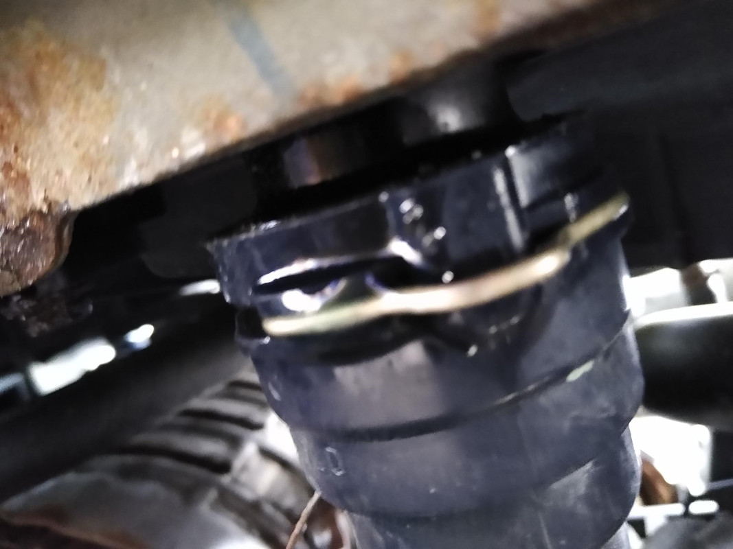 Honda CRV coolant leak bottom elbow to rad.
