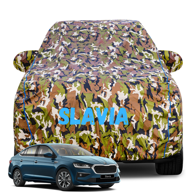 Slavia Army Car Cover