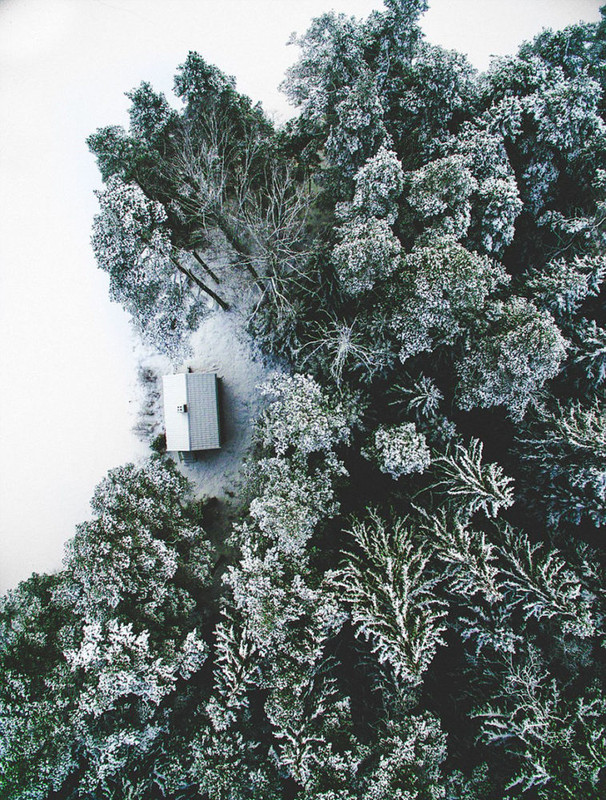 Одинокие маленькие домики, чтобы сбежать от всего мира