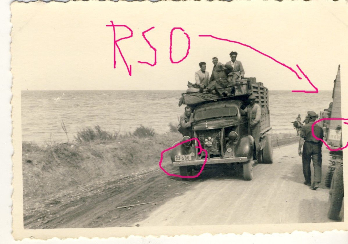 Straße Athen-Korinth Wehrmacht LKW aus Griechenl