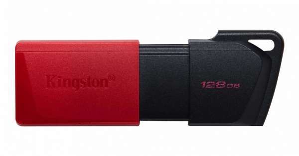 PCDIGITAL - Memoria USB 3.2 128GB Kingston/Exodia Negro/ Rojo 
