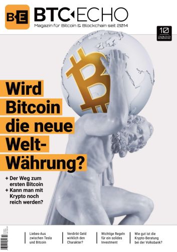 Cover: Btc Echo Magazin Der Kryptokompass Oktober No 10 2022