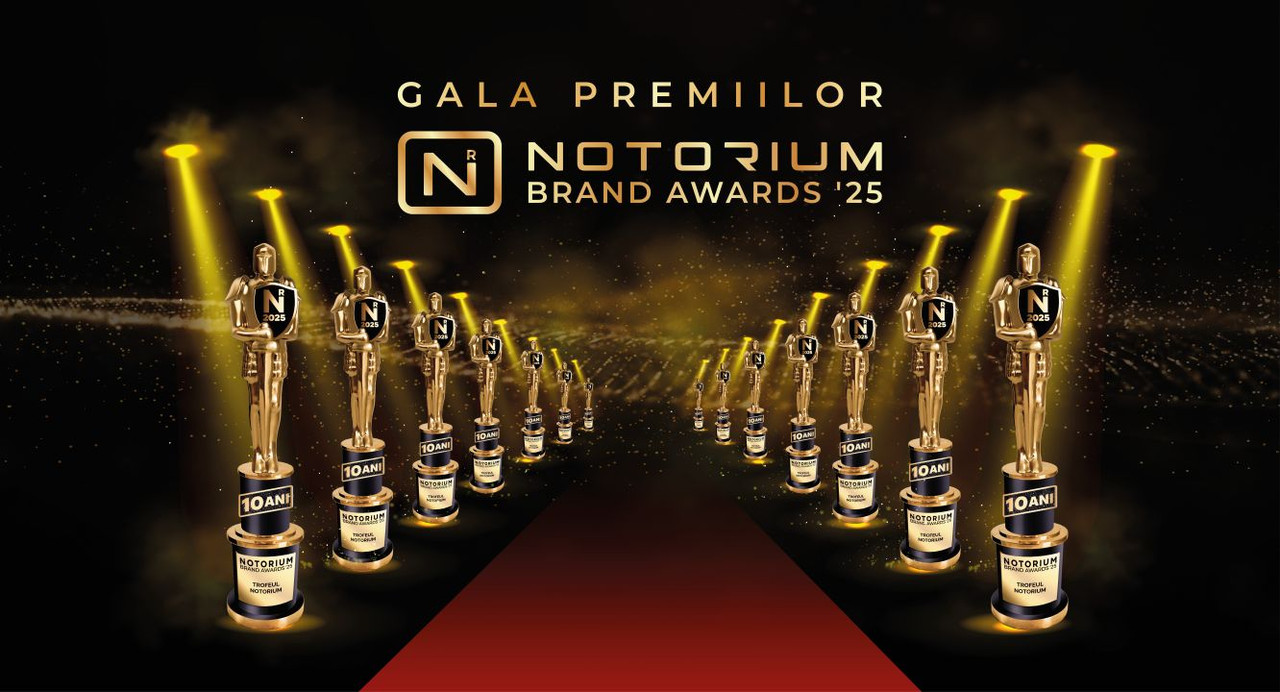 Detalii captivante de la Gala de Decernare Notorium Brand Awards 2025
