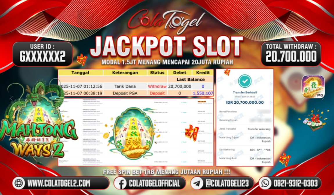 JACKPOT SLOT GACOR!!