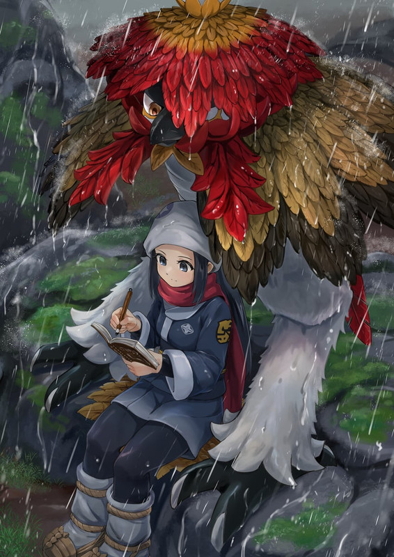 akari-and-hisuian-decidueye-pokemon-and-