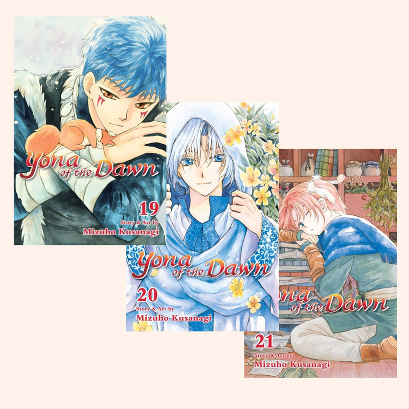 Yona Of The Dawn English Manga Series By Mizuho Kusanagi Set Of Books 19 21