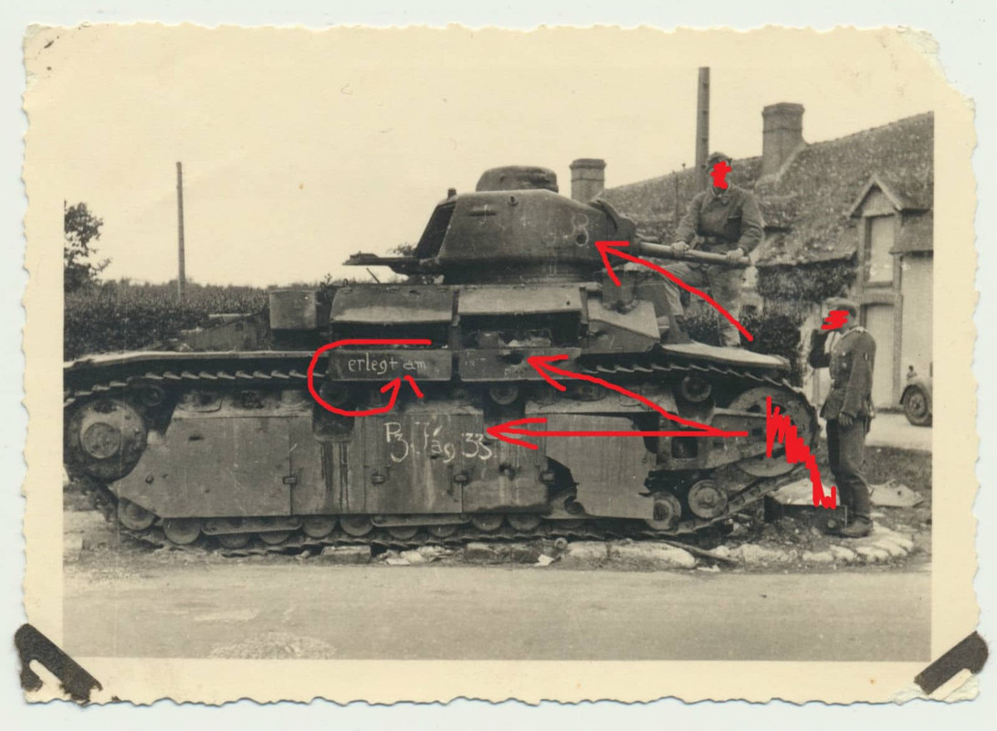 Frankreich frnzösicher Panzer Tank Char