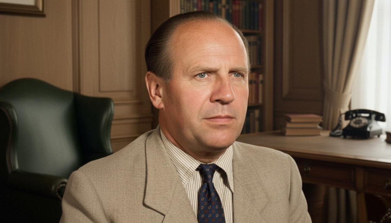 Oskar Schindler em retrato histórico