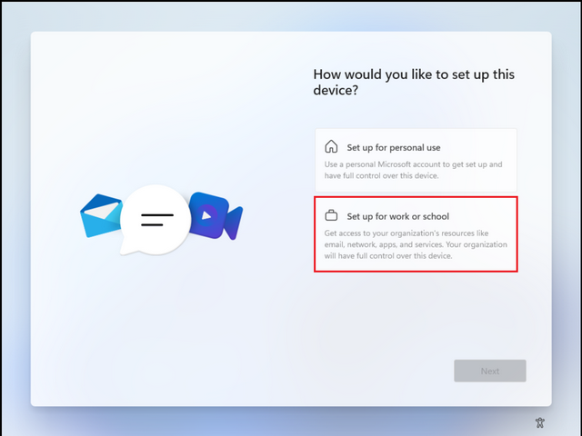 Windows 11 Willkommensseite