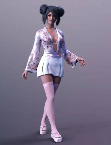 dForce X Fashion Kimono Style Set for Genesis 9