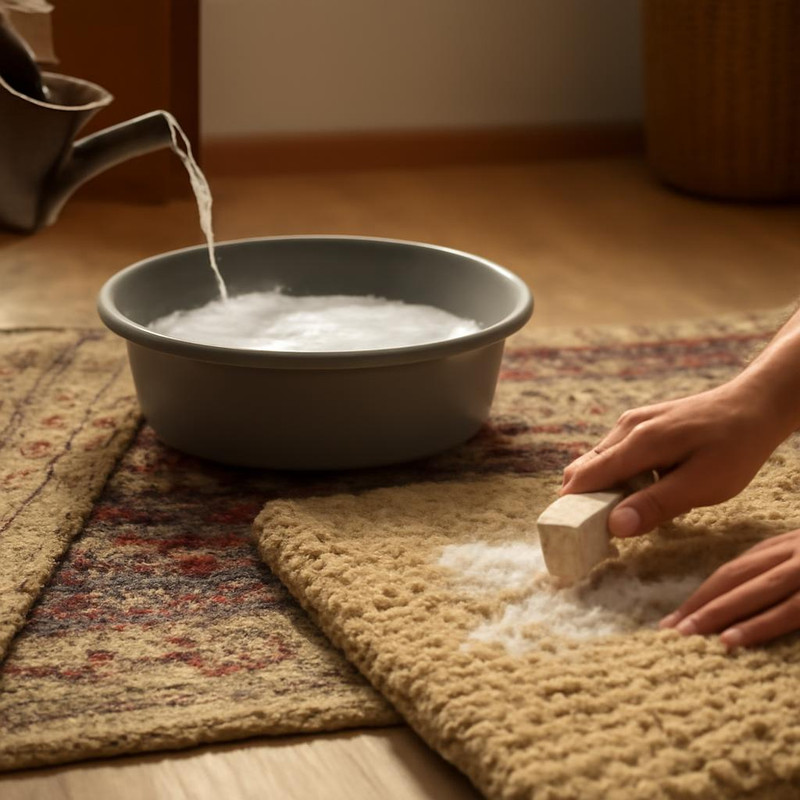 Различные методы стирки ковров в домашних условиях