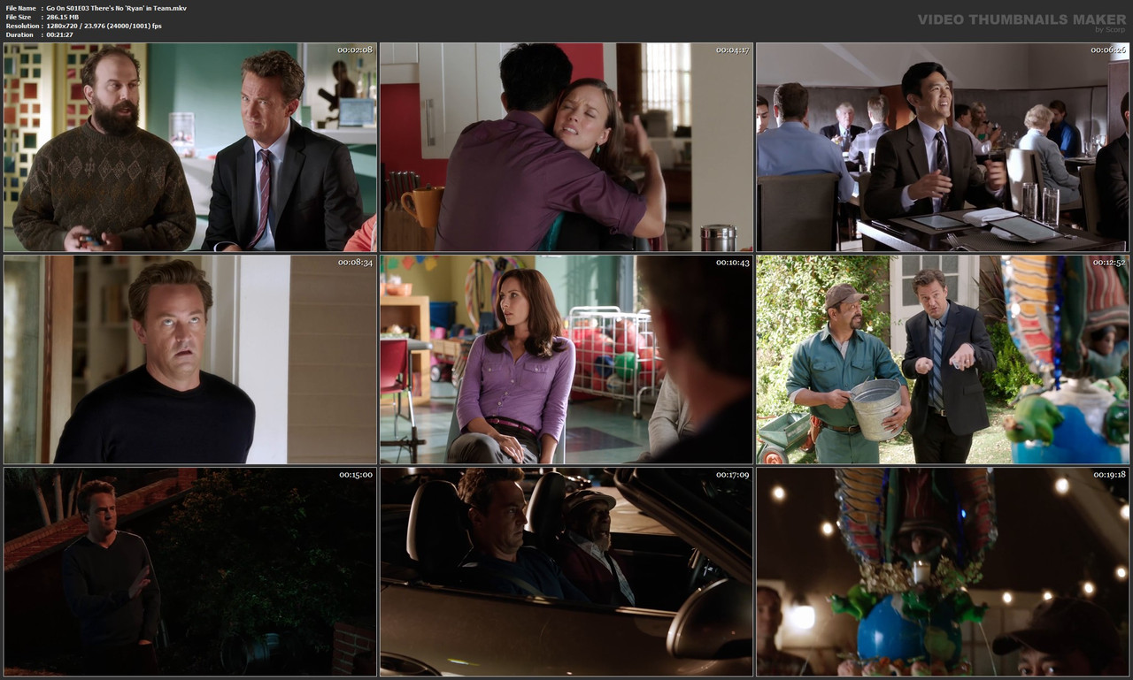 Go On S01E03 There's No 'Ryan' in Team.mkv