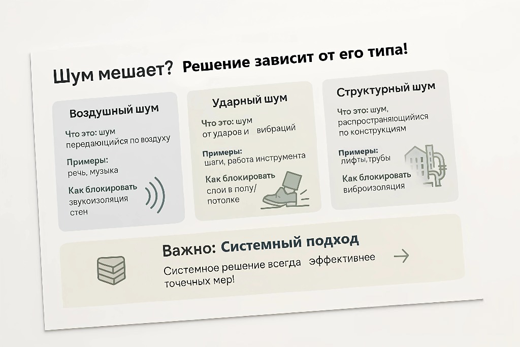 Как определить источники шума в вашей квартире