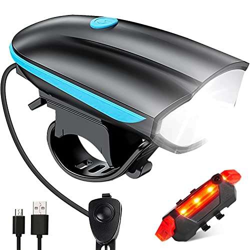 Amazon: TECHVIDA Luces Para Bicicleta, Recargable USB 