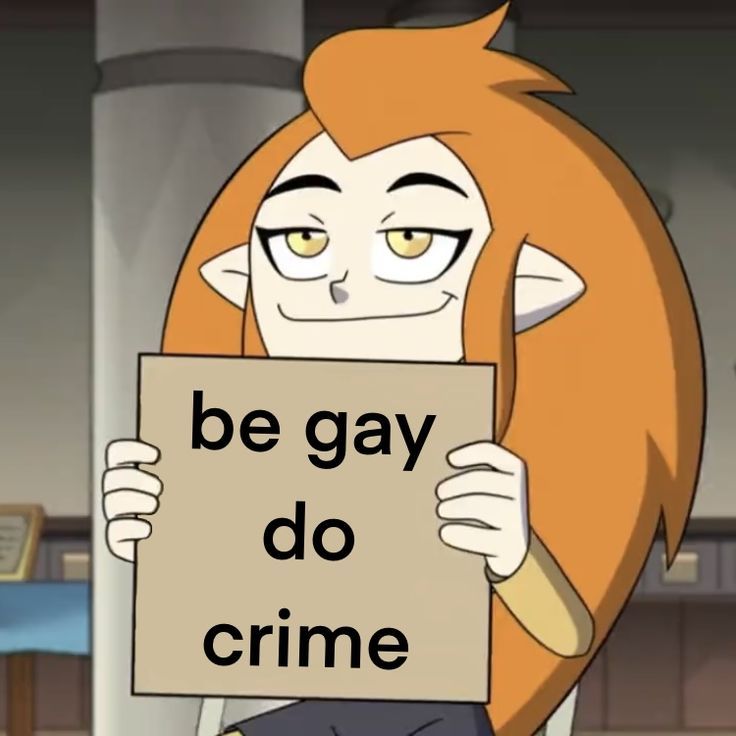 Be gay do crime